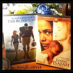 🍿MOVIE NIGHT🍿CLASSIC 2009 "THE BLIND SIDE" & 1995 "LOSING ISAIAH" DVDS